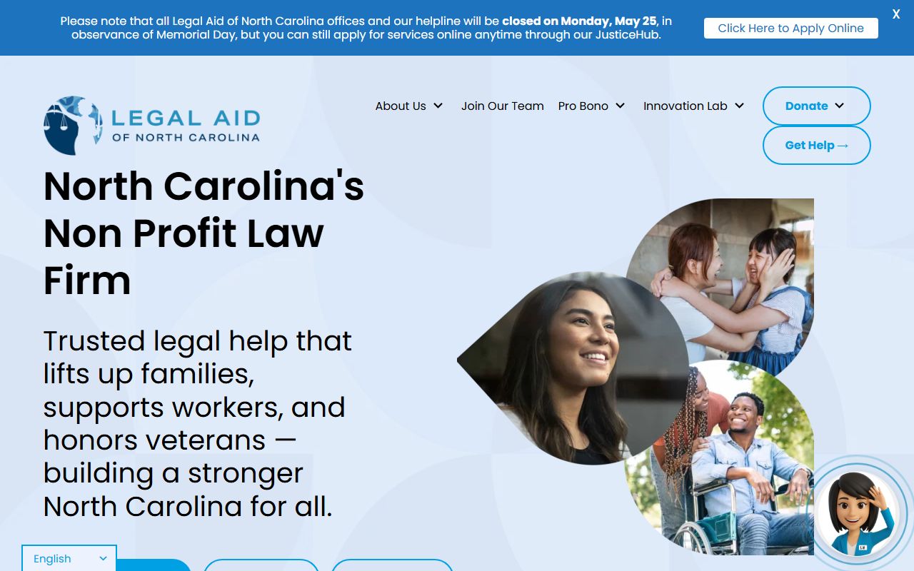 Legal Aid of North Carolina reentry resource for Wake County released inmates